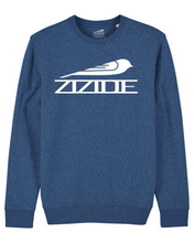 Lade das Bild in den Galerie-Viewer, Sweater - Birdy White | Heather Blue
