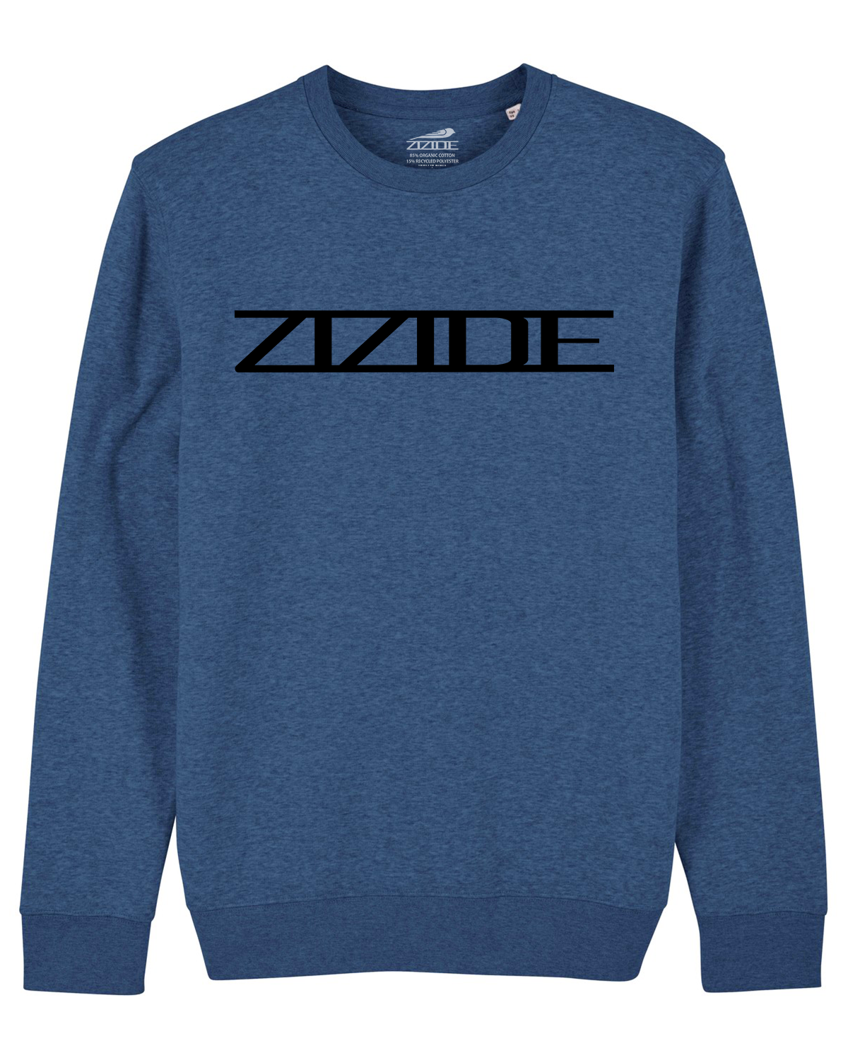 Sweater - Classic Logo Black | Heather Blue