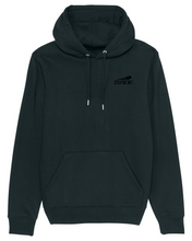 Lade das Bild in den Galerie-Viewer, Hoodie - Logo am Herzen | Heather Black
